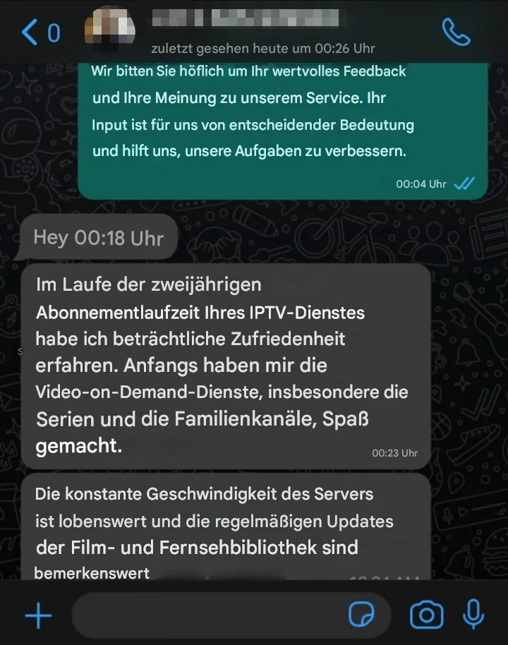 Deutsch IPTV Zeugnis 5